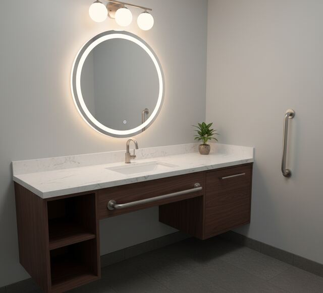Accessible Sink and Vanity