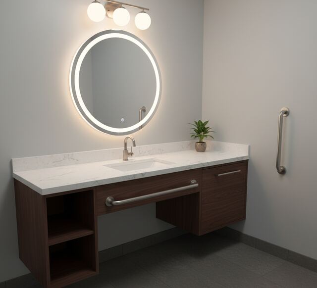 Accessible Sink and Vanity