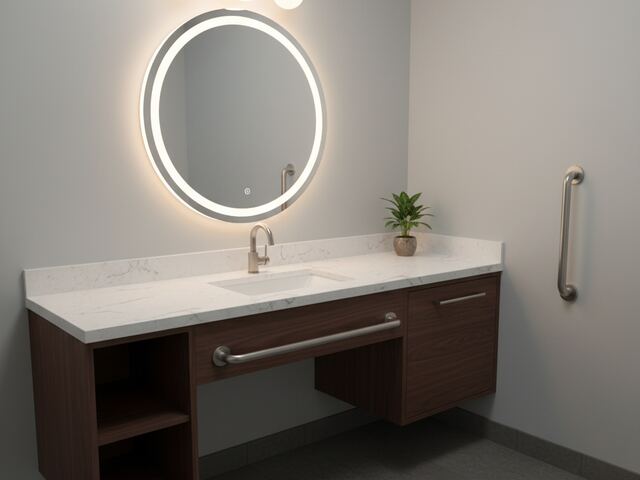 Accessible Sink and Vanity