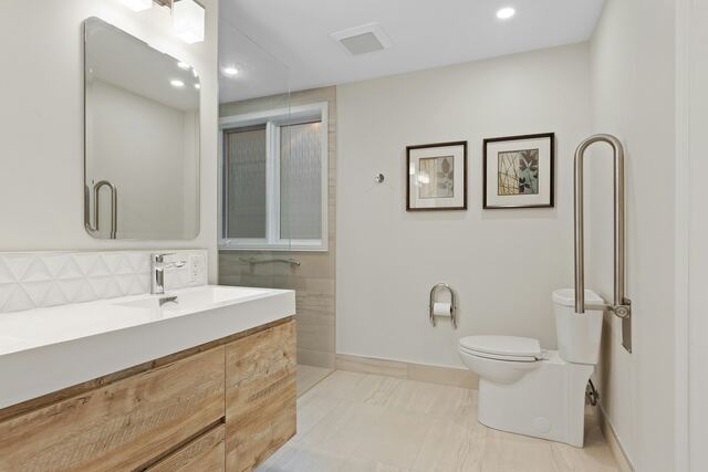 Accessible Toilet and Bidet