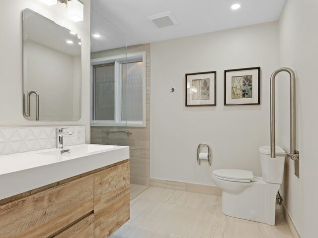 Accessible Toilet and Bidet