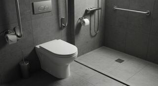 Toilet Shape option for Accessible Toilet and Bidet