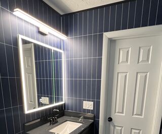 Mirror and Lighting Pairings option for Bathroom Vanity Installation