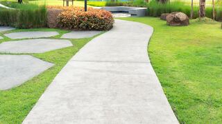 Havenside Concrete Walkway Installation and Repair project example 1 in an exterior and curb