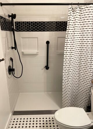 Havenside Handheld Showerhead Installation project example 3 in a bathroom