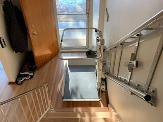 Havenside Incline Platform Lifts project example 2 in a stairs and hallways