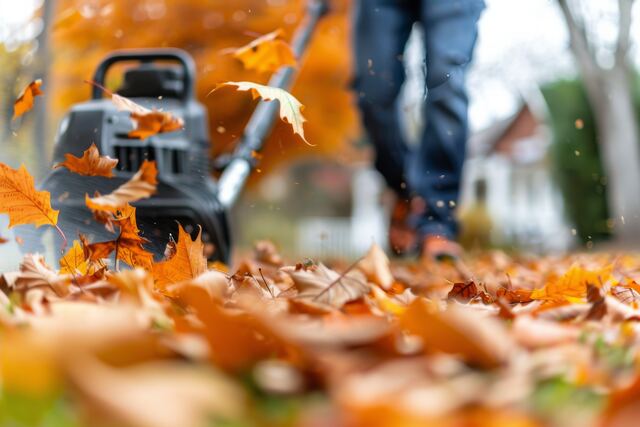 Leaf Blowing