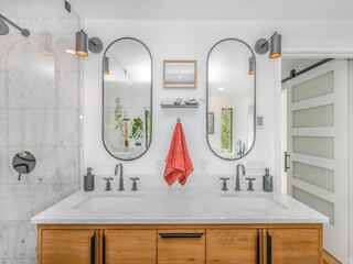 Havenside Mirror Installation project example 4 in a bathroom