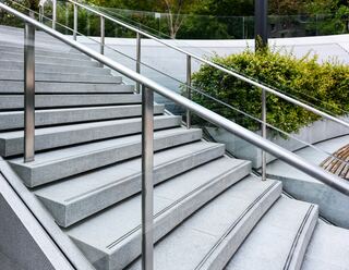 Havenside Outdoor Handrail Installation project example 2 in an exterior and curb