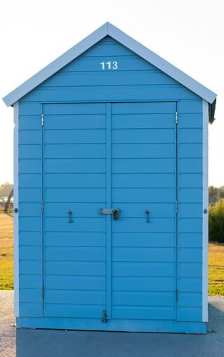 Havenside Outdoor Prefab Shed Assembly project example 3 in an exterior and curb