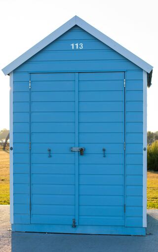Havenside Outdoor Prefab Shed Assembly project example 3 in an exterior and curb