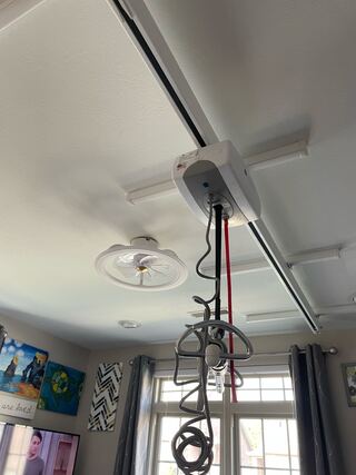 Havenside Overhead Lift Installation project example 3 in a bedroom