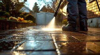 Havenside Power Washing project example 3 in an exterior and curb