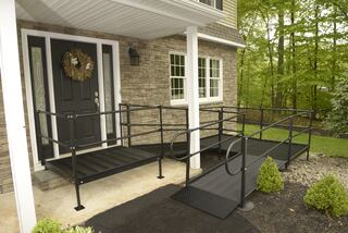 Havenside Ramp Installation project example 1 in an exterior and curb