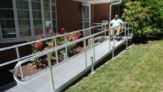Havenside Ramp Installation project example 3 in an exterior and curb