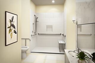 Placement Guidance option for Shower Seat Installation
