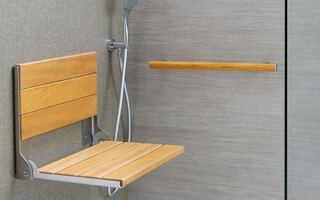 Havenside Shower Seat Installation project example 1 in a bathroom