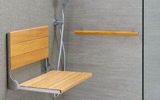 Havenside Shower Seat Installation project example 1 in a bathroom