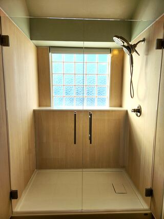 Havenside Tub to Shower Conversion project example 1 in a bathroom