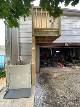Placement Options option for Vertical Platform Lift Installation and Repair