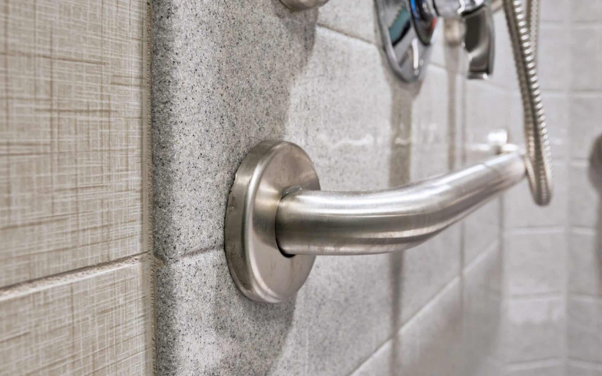 shower grab bars placement